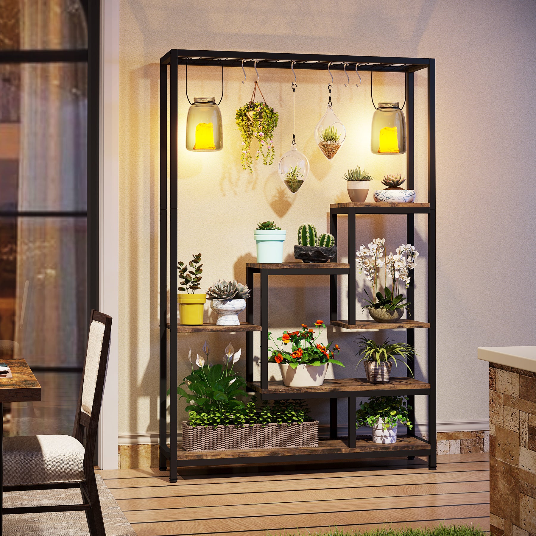 70.9" Plant Shelf 5-Tier Display Rack